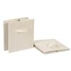 Amazon Basics Collapsible Fabric Storage Cube Bins Organizer with Handles for Organization and Organizing Solution, 13"x13"x13", Beige, 6-Pack view 4