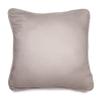 Donna Sharp Cotton Pillow Sham - Smoky Taupe Contemporary Decorative Pillow Cover with Solid Pattern - Euro view 2