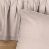 Donna Sharp Cotton Pillow Sham - Smoky Taupe Contemporary Decorative Pillow Cover with Solid Pattern - Euro view 3