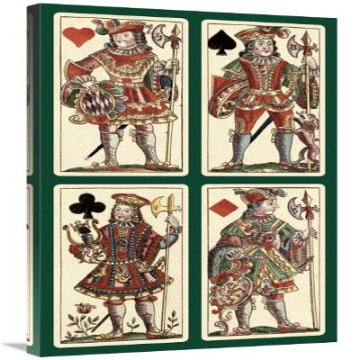 36 in. Knaves - Bauern Hochzeit Deck Art Print - Andreas Benedictus Gobl