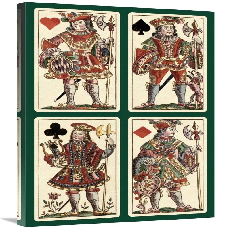 36 in. Knaves - Bauern Hochzeit Deck Art Print - Andreas Benedictus Gobl