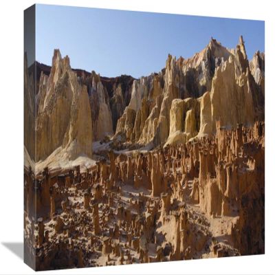 12 x 18 in. Lavaka or Erosion Scars, Western Deciduous Forest, Madagascar Art Print - Pete Oxford