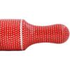 Polmedia Polish Pottery Rolling Pin UNIKAT - Red Sea Pattern Handmade in Boleslawiec Poland by Ceramika Artystyczna + Certificate of Authenticity view 2