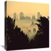 12 x 18 in. Winter Smog Over Christchirch, New Zealand Art Print - Colin Monteath view 1