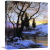 22 in. Winter Sunset Art Print - Walter Launt Palmer view 1