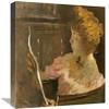 16 in. Jesse Steele Reading Art Print - John White Alexander view 1