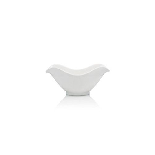 10.5 x 4 x 3 in. Melamine Petals Bowl, White - 16 oz