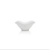 10.5 x 4 x 3 in. Melamine Petals Bowl, White - 16 oz view 1