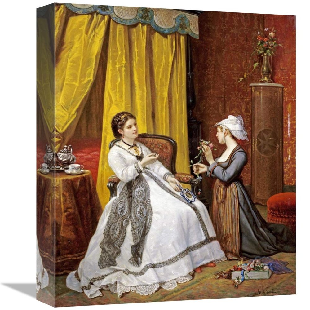 16 in. Flowers for The Lady Art Print - Auguste De Pinelli