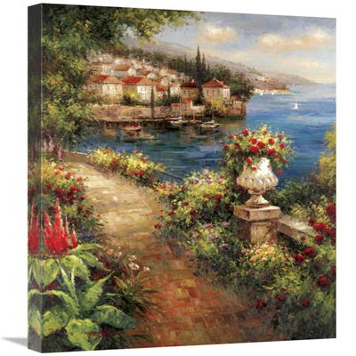 20 x 30 in. Marina View I Art Print - Peter Bell