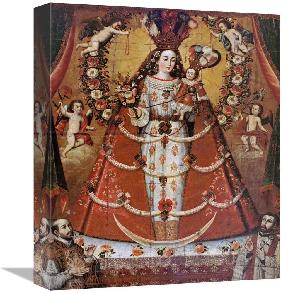 16 in. Our Lady of The Rosary Art Print - Unknown