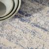 Calvin Klein River Flow Grey 3'2" x 5' Area Rug, Contemporary, Abstract, Easy Cleaning, Non Shedding, Bed Room, Living Room, Dining Room, Kitchen (3' x 5') view 3