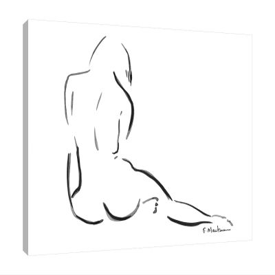 Jaxson Rea "Lilly Gallery Wrapped Canvas by Frdrique Marteau, 32" x 24"
