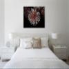 Jaxson Rea "Peach Dahlias Gallery Wrapped Canvas by Elise Catterall, 32" x 24" view 2
