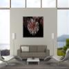 Jaxson Rea "Peach Dahlias Gallery Wrapped Canvas by Elise Catterall, 32" x 24" view 4