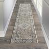 Nourison Home Concerto Beige/Grey 2'2" x 12' Area Rug, Transitional, Bed Room, Living Room, Dining Room, Kitchen, Easy Cleaning, Non Shedding, (12' Runner) view 1