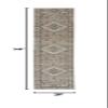 Nourison Home Concerto Beige/Grey 2'2" x 12' Area Rug, Transitional, Bed Room, Living Room, Dining Room, Kitchen, Easy Cleaning, Non Shedding, (12' Runner) view 2