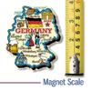 Germany Jumbo Country Map Magnet by Classic Magnets, 3D Rubber Vintage-Style Collectible Souvenirs and Gifts Made in the USA view 2
