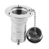 Pissente Marine Boat Deck Filler, 316 Stainless Steel Boat Deck Filler Boat Fuel Filling for 11/2in (38mm) I.D. Hose. Marine Yacht view 4