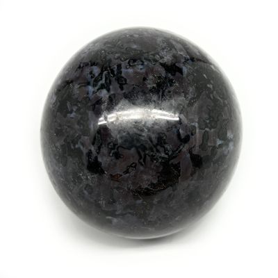 WatanGems 605g, 2.8" (72mm) Natural Indigo Gabbro Spheres Merlinite Gemstone, Reiki Energy, Metaphysical Stone, from Madagascar,B19762