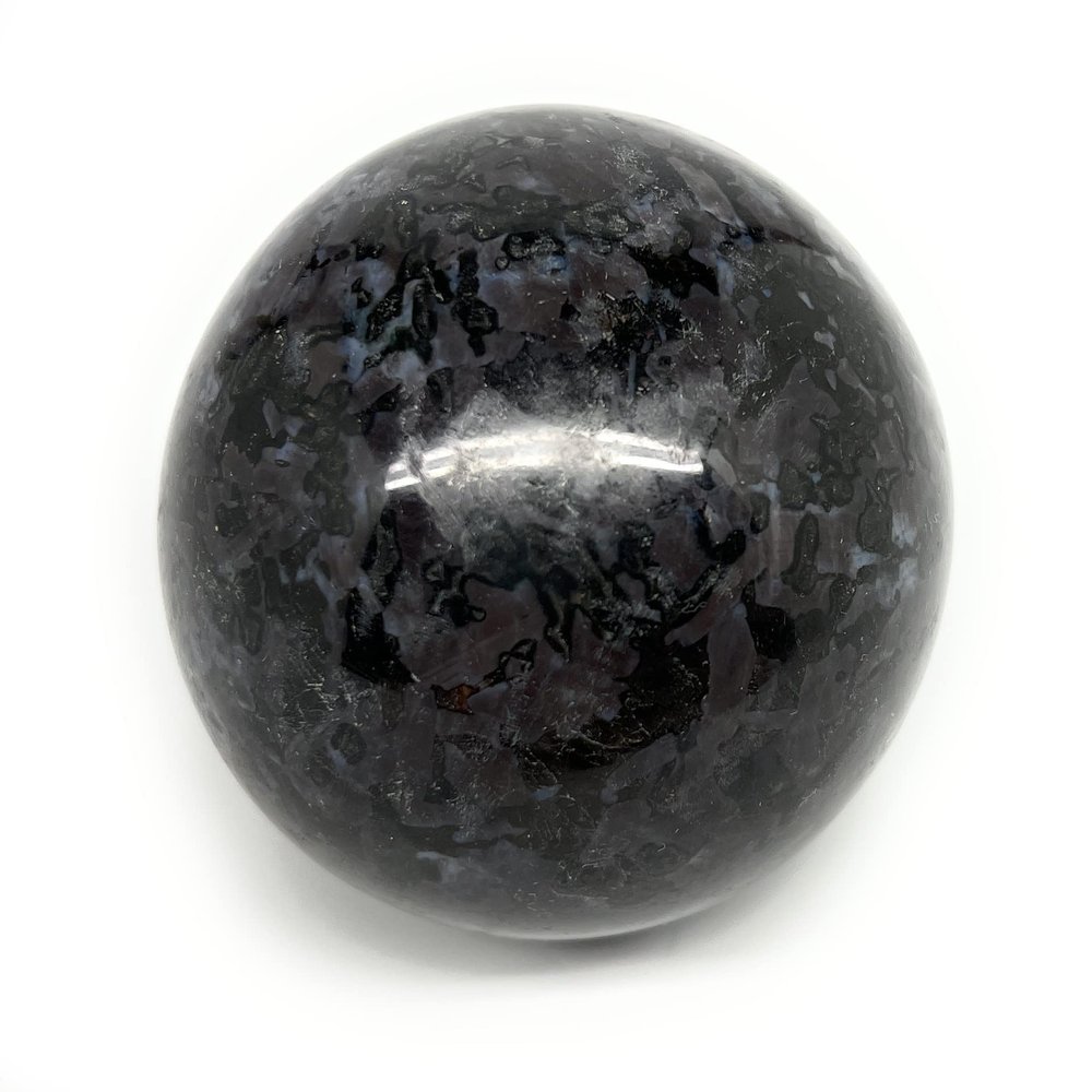 WatanGems 605g, 2.8" (72mm) Natural Indigo Gabbro Spheres Merlinite Gemstone, Reiki Energy, Metaphysical Stone, from Madagascar,B19762
