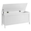 HOOBRO Toy Box, Retro Wooden Look Storage Chest with Safety Hinge, Entryway Storage Bench Supports 220 lb, 39.4 x 15.7 x 18.9 Inches Toy Chest Organizer, Easy Assembly (White) view 1