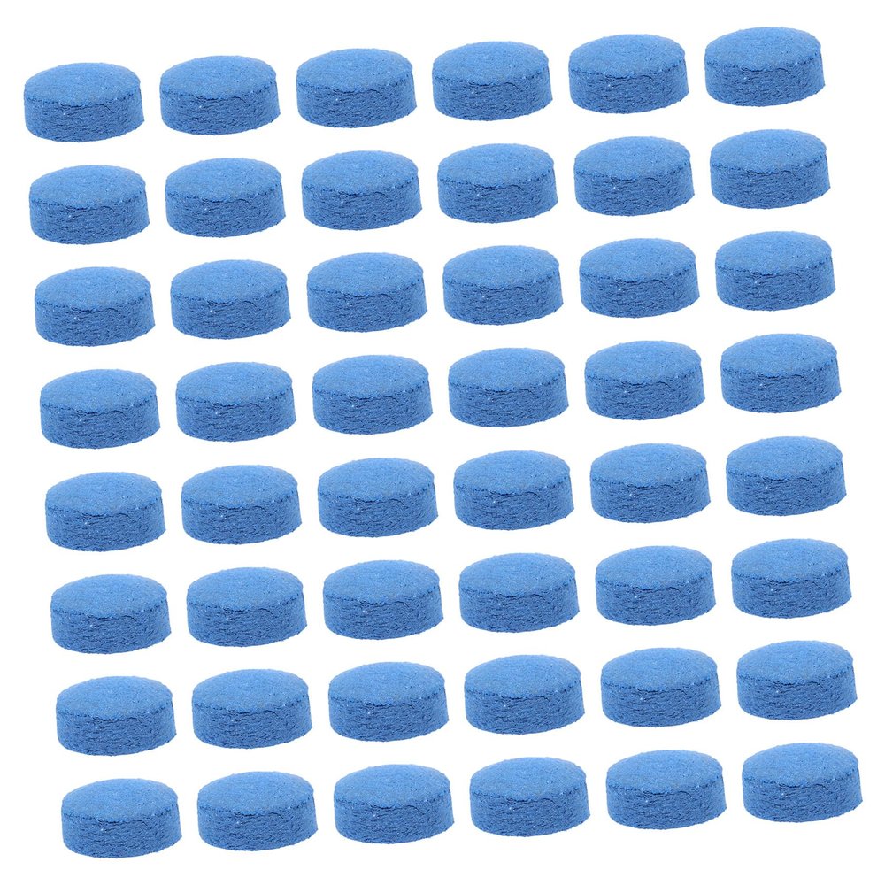 INOOMP 50pcs Billiard Tips for Pool and Snooker Cues Easy to Install Lightweight and Portable Cue Tip Accessories for