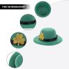 St. Patricks Day Party Hat Mini Green Party Hats St. Paddys Day Dolls Pet Novelty Hat Bottle Covers for Holiday Party Table Decorations view 4