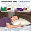 2 Pack King Size Rayon Derived from Bamboo Pillows for Sleeping, Cooling Shredded Memory Foam Pillow Sets for Back, Side, Stomach Sleepers, Adjustable, Removable Cover, King (Pack of 2) view 4