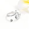 constantlife Cremation Ring for Ashes Engravable Urn Memorial Jewelry Stainless Steel Cute Cat Design Ashes Holder Charm Keepsake #6#7#8#9 (Always in my heart-Silver, 6) view 4