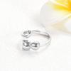 constantlife Cremation Ring for Ashes Engravable Urn Memorial Jewelry Stainless Steel Cute Cat Design Ashes Holder Charm Keepsake #6#7#8#9 (Always in my heart-Silver, 7) view 3