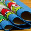champion rugs Kids Educational Learning City Life Racing and Toys Road Non Skid (Non Slip) Blue Area Rug (5' X 7) view 4