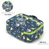 mibasies Kids Lunch Box for Boys Toddler, Insulated and Reusable Lunch Bag for School, Galaxy Dinosaur view 4