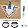 Steam Mop Pads for Bissell Poweredge Lift-Off Powerforce Washable Triangle Steam Replacement Pads 2078 2165 20781 1544Z Reusable (2 Soft + 2 Scrubby) view 3