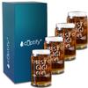 Best Gigi Ever Etched 5 oz Beer Can Set of Four Glasses Unique Grandma Gift Idea for Grandmother, Grandparents, Women view 1