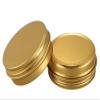 2oz/60ml Gold Aluminum Tin Jar with Screw Lid Metal Round Tins Aluminum Tin Cans Containers Metal Steel Tin Cosmetic Sample Containers for Lip Balm DIY Salve Spice Candies Crafts, 18Pack view 4