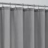ALYVIA SPRING Long Fabric Shower Curtain Liner Waterproof - 72" x 78", Soft & Lightweight Long Shower Curtain with 3 Magnets, Machine Washable - 72x78, Grey view 1