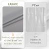 ALYVIA SPRING Long Fabric Shower Curtain Liner Waterproof - 72" x 78", Soft & Lightweight Long Shower Curtain with 3 Magnets, Machine Washable - 72x78, Grey view 4