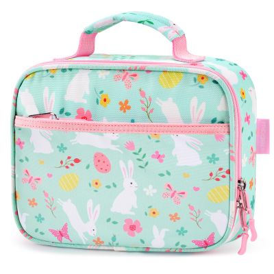 mibasies Kids Lunch Box for Girls Toddler, Insulated and Reusable Lunch Bag for School, Rabbit