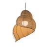 CHUNGYANG Rattan Hanging Light Hand-Woven Bamboo Pendant LightE26/E27, Japanese Decorative Crafts LampNatural Material Bamboo Chandelier for Living Room, Dining Room view 1