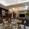 CHUNGYANG Rattan Hanging Light Hand-Woven Bamboo Pendant LightE26/E27, Japanese Decorative Crafts LampNatural Material Bamboo Chandelier for Living Room, Dining Room view 2
