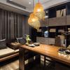 CHUNGYANG Rattan Hanging Light Hand-Woven Bamboo Pendant LightE26/E27, Japanese Decorative Crafts LampNatural Material Bamboo Chandelier for Living Room, Dining Room view 3