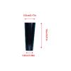 LUOFDCLDDD Furniture Legs,4 Pieces Solid Wood Sofa Legs,Black Table Legs,Stylish and Beautifulniture Legs,Wooden Feet Bed Legs,with Mounting Plates,Screws and Silent Rubber Pads/15Cm/5.91In view 2