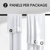100% Blackout Curtain 2 Panels, Heat and Full light Blocking Drapes with Grommets for Bedroom, Thermal Insulated Window Treatment Drapes for Living Room (Greyish White, 2 Panels, 52 x 36 inch) view 4