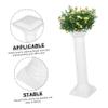 Hemoton Porch Roman Decorative Wedding PVC, Zen Decorative Pillars, Decorative- Roman Style Corinthian- White Garden Bridge 34inch Statue view 4