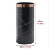 LPRR Umbrella Stand Round Plastic Umbrella Stand Holder, Walking Stick Umbrellas Storage Rack - Saving Space, for Indoor Hotel Office Family (Color : Black) view 3
