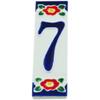 Number 7 in Blue Design made in Poland view 2