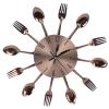 3D Magnetic Kitchen Clock with Spoons & Forks Design, 12 Inch Wall Decor for Kitchen, Bathroom, or Home view 1