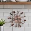3D Magnetic Kitchen Clock with Spoons & Forks Design, 12 Inch Wall Decor for Kitchen, Bathroom, or Home view 4
