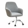 XGANGM Dining Room Chair Cover with arms Set of 4/2/1,Curved Back Accent Modern Kitchen Chair Slipcover Armrest Height Bar Stools Protector Covers for Office Living Room,I,4PCS view 1